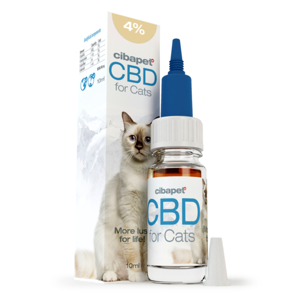 Eine Schachtel CBD-Pastillen für Katzen (1,3 mg) neben einer Flasche CBD-Pastillen für Katzen (1,3 mg).