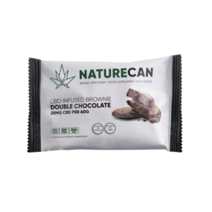CBD Brownie Doppelschokolade von Naturecan.