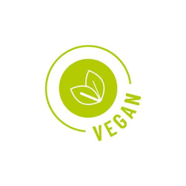 Die Vitakruid – Multi Tag-Packung (30 Tabletten) zeigt ein grünes, rundes Vegan-Logo mit zwei Blättern in der Mitte und diagonaler Aufschrift „Vegan“.